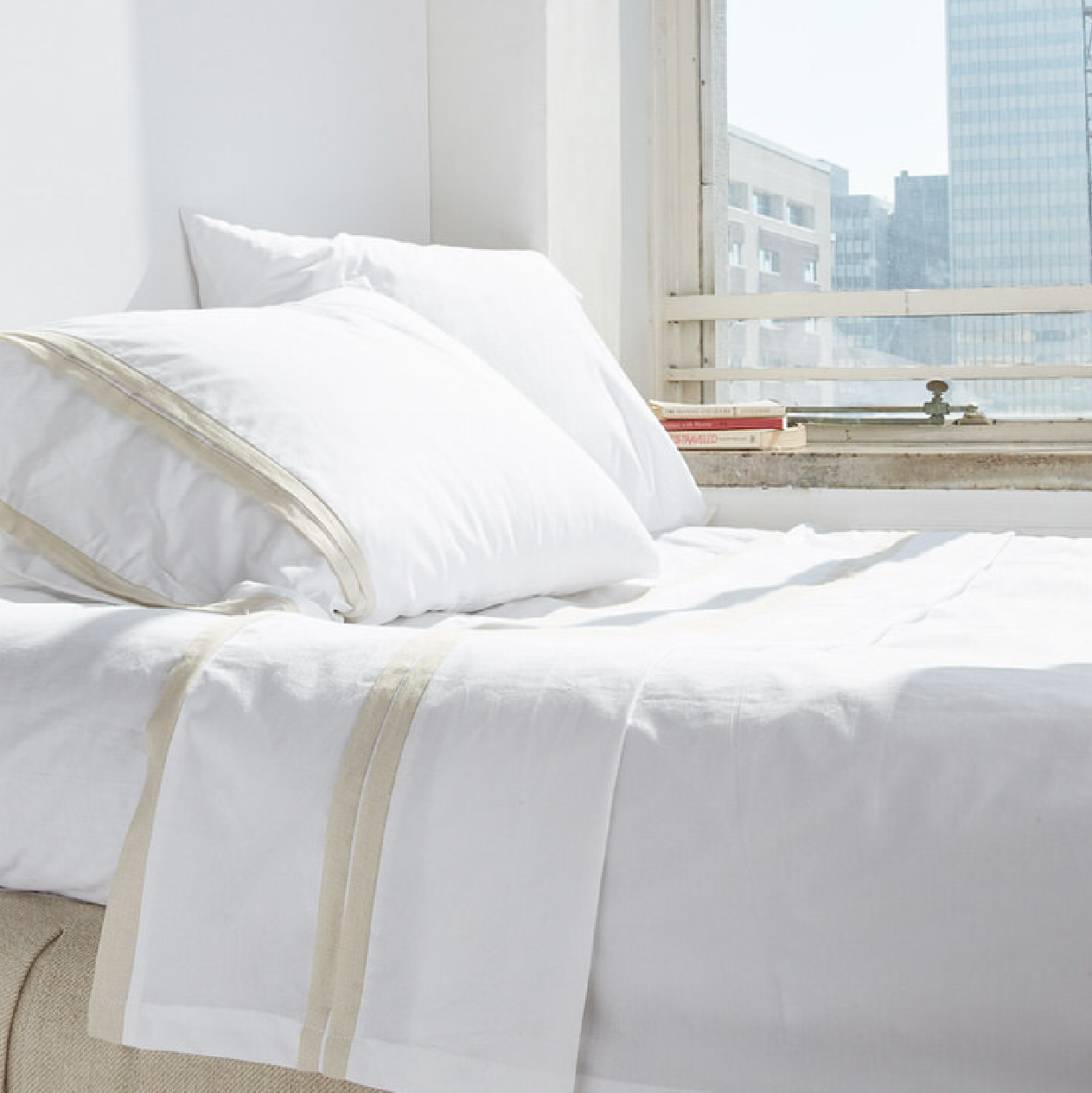 Debra Sheet Set, Cream