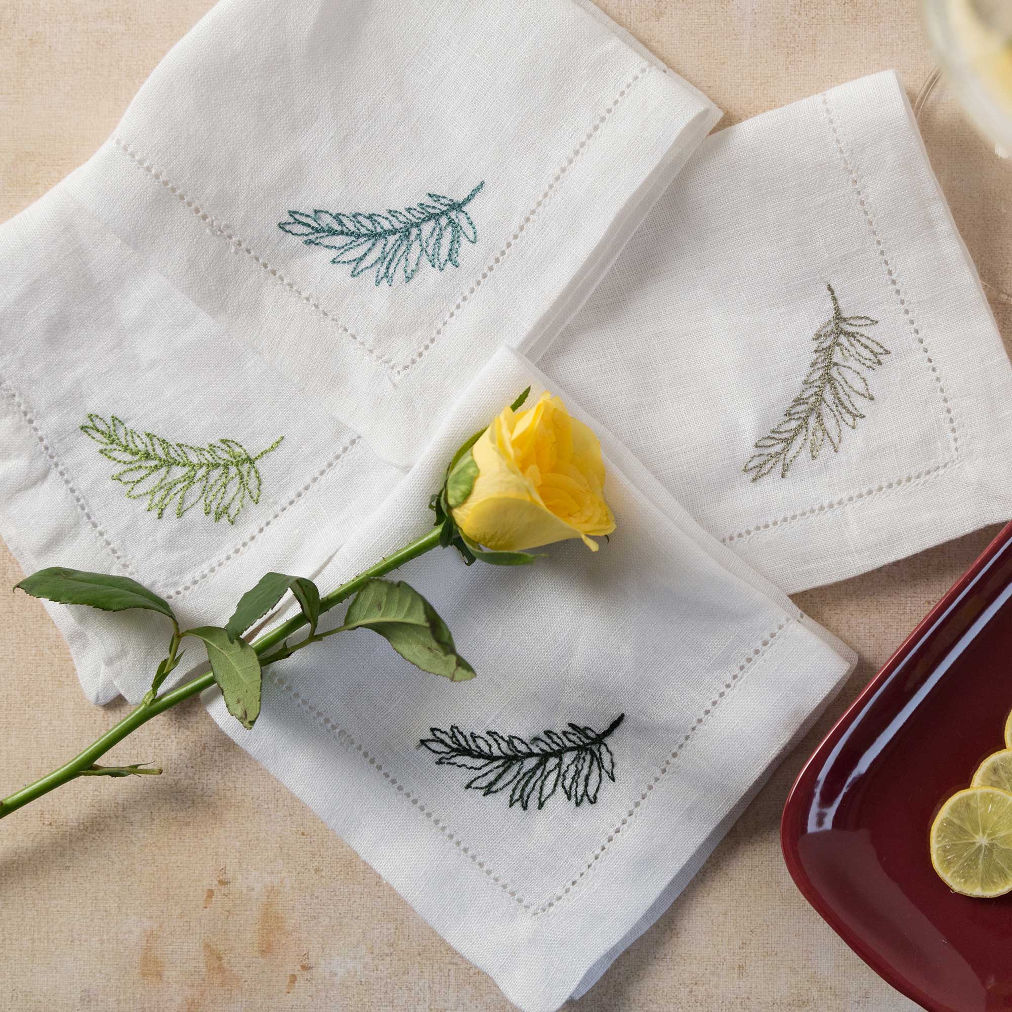 Botanical Cocktail Napkin (Set of 6)