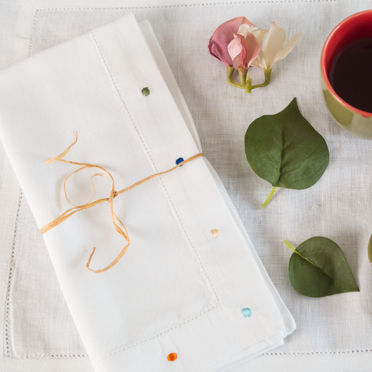 Polka Dinner Napkins (Set of 6)