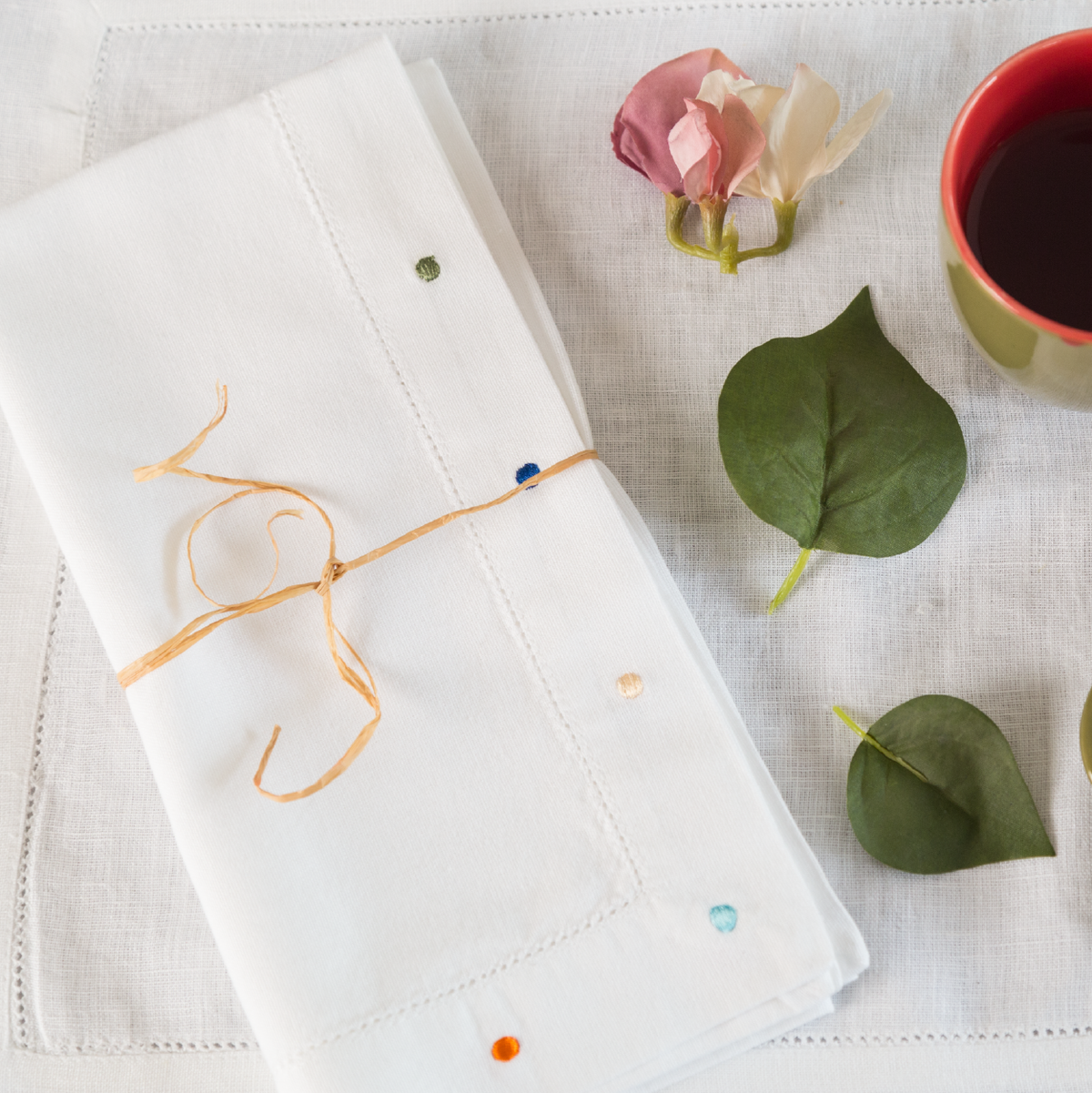 Polka Dinner Napkins (Set of 6)