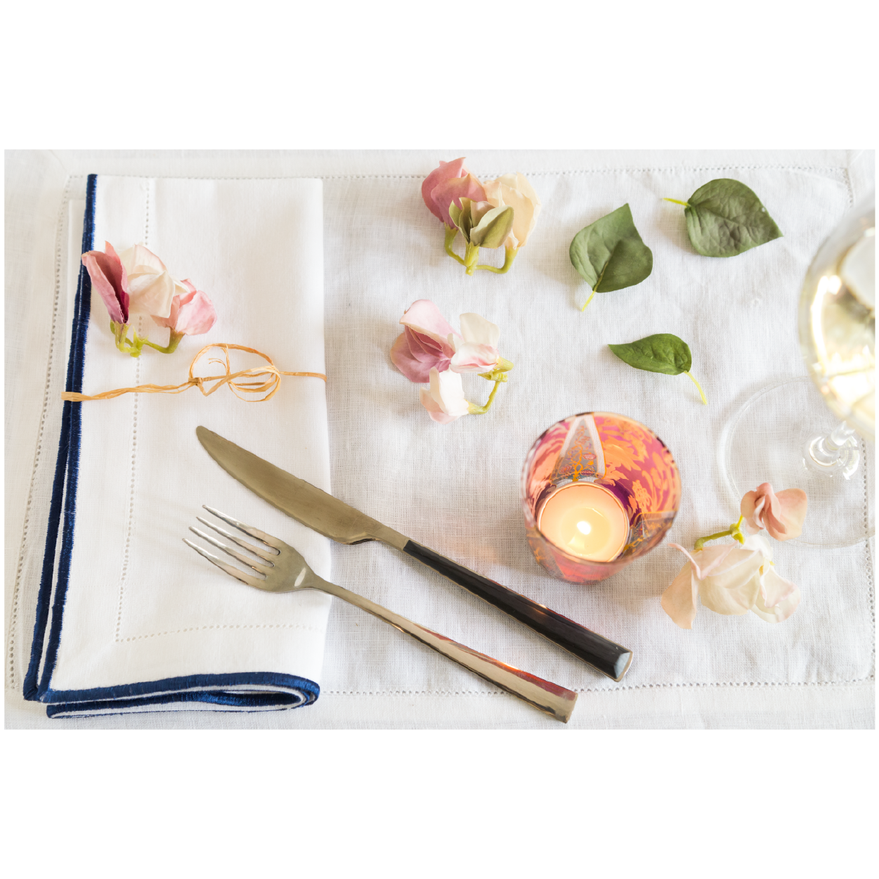 Less is more Place-mats, White (Set of 6)